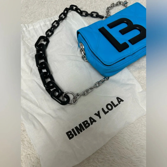 Bimba Y Lola Across body bag neon blue - Picture 5 of 13
